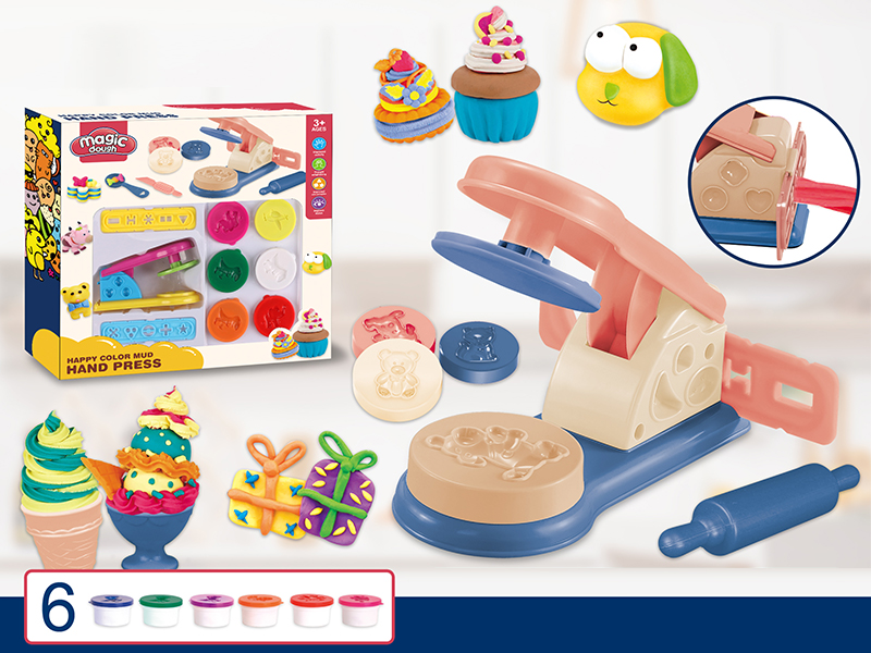 Hand Press Colored Mud