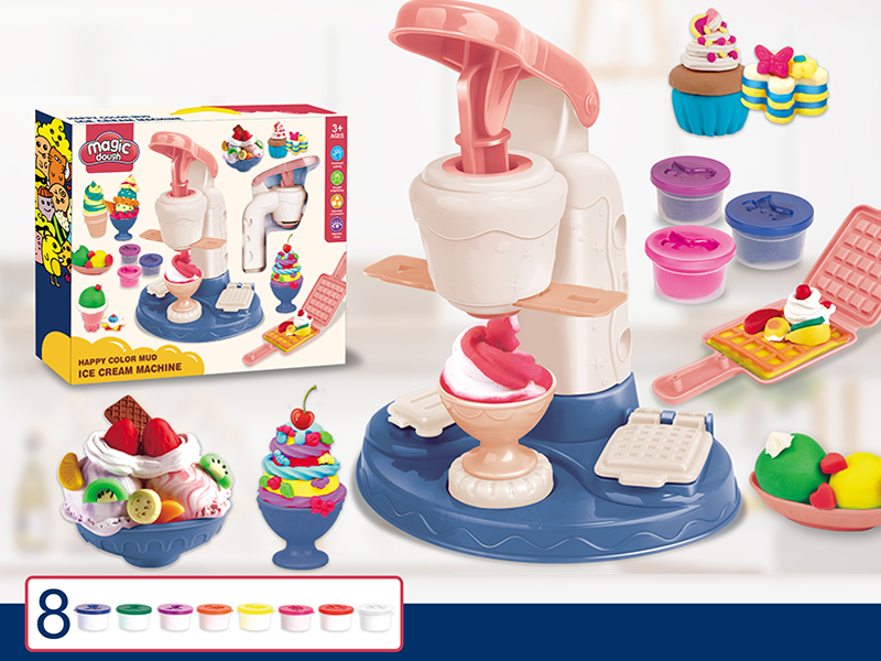 Ice Cream Machine Colored Mud