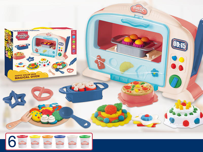 Microwave Oven Colored Mud Set