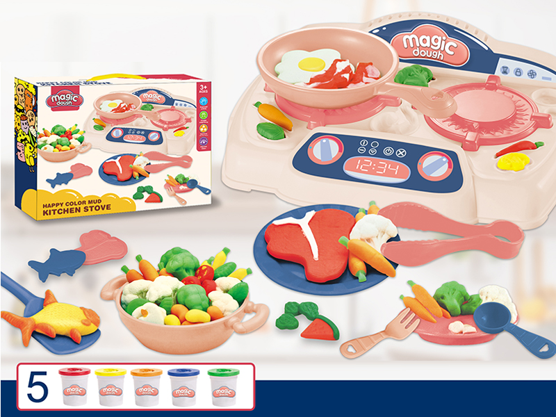 Gas Furnace Colored Mud Set