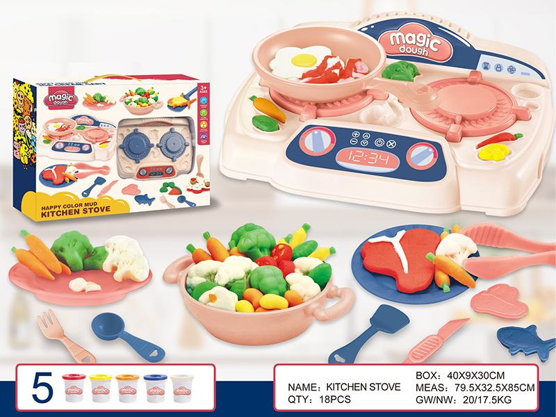 Gas Furnace Colored Mud Set