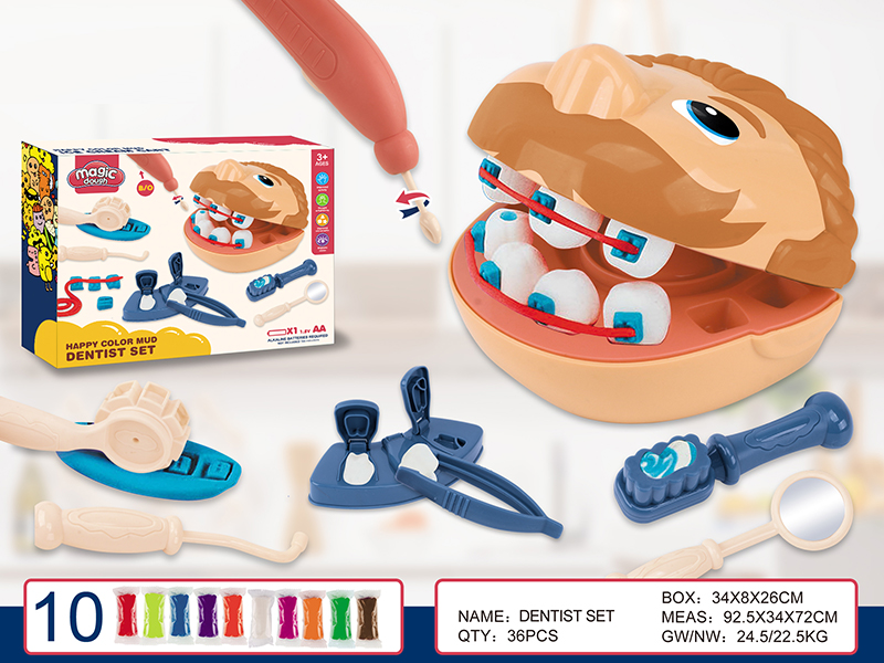 Dental Toys Colored Mud Set