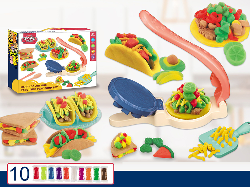 Mexican Roll Colored Mud Set