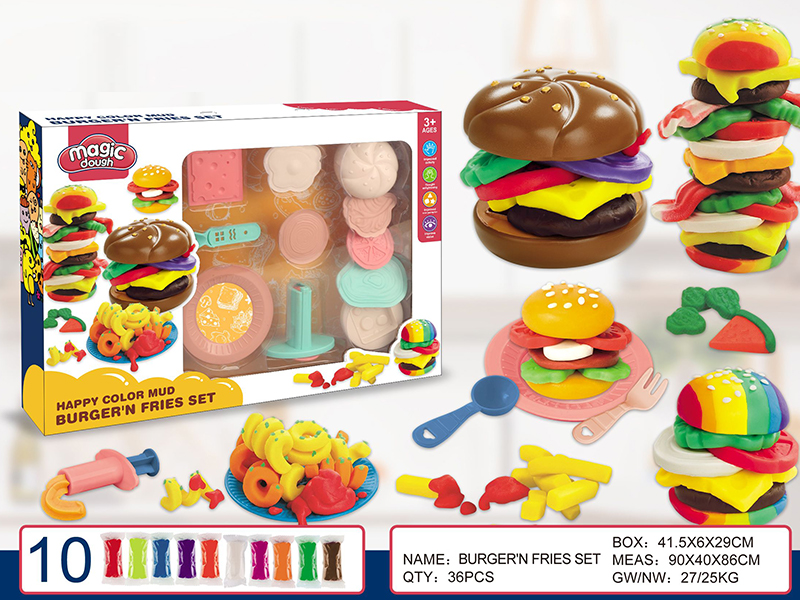 Hamburger Colored Mud Set