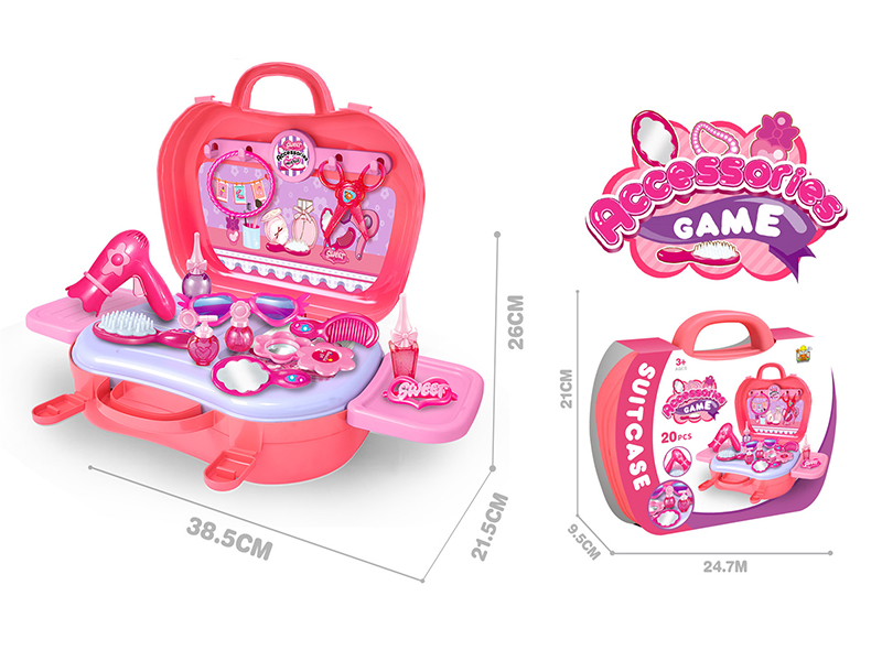 2 In 1 Adornment Toys Suitcase