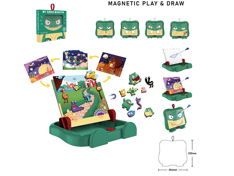Little Monster Scene Magnetism Learning Box