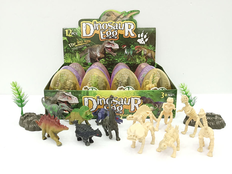 Dinosaur Skeleton Dinosaur Egg 12PCS