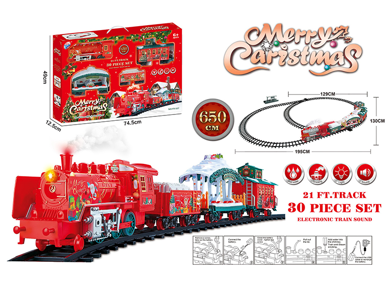Electric Rail Steam Train