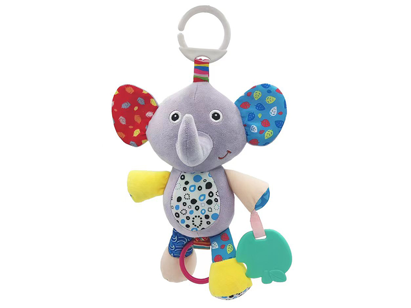 Plush Elephant Pull String Doll Bedside Bell