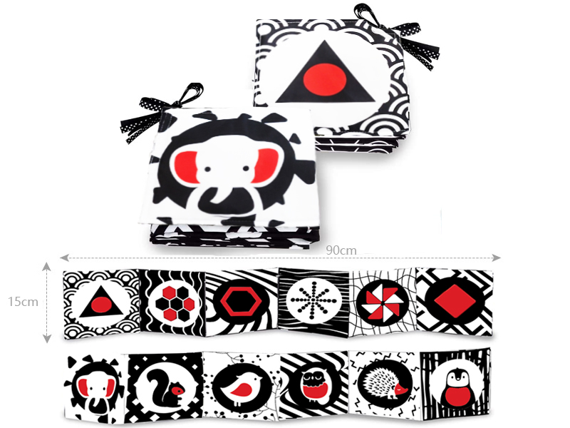 Black And White Bed Surround Cloth Book