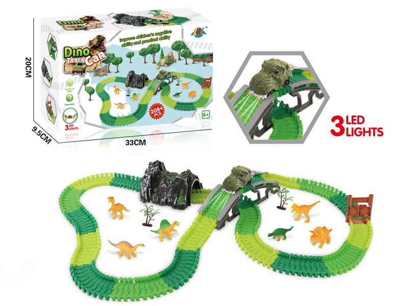 Dinosaur Rail Car 208pcs