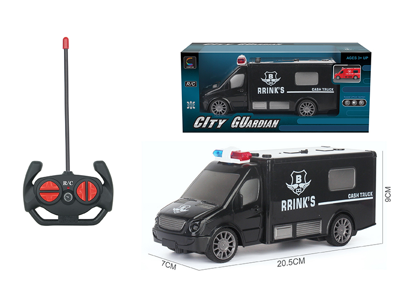 1:18 R/C 4CH Music Car With Light (Escort Vehicle)