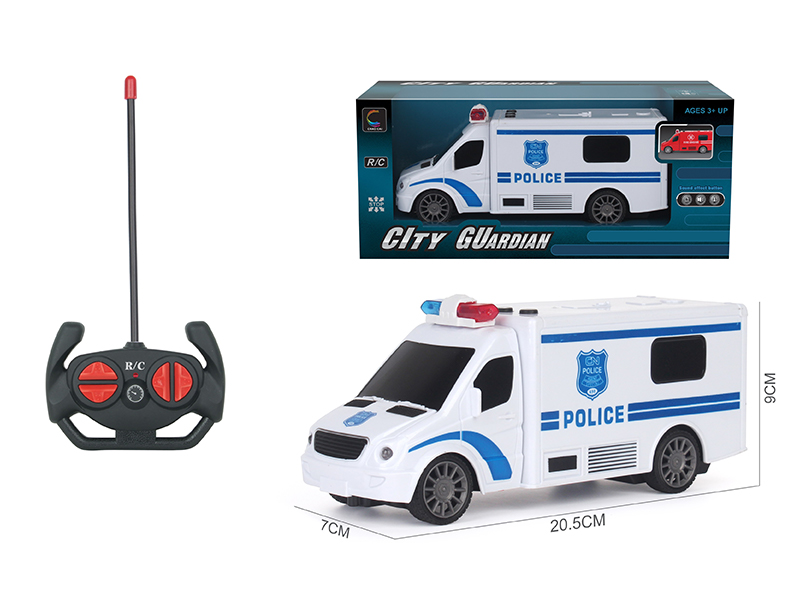 1:18 R/C 4CH Music Car With Light (Police Car)