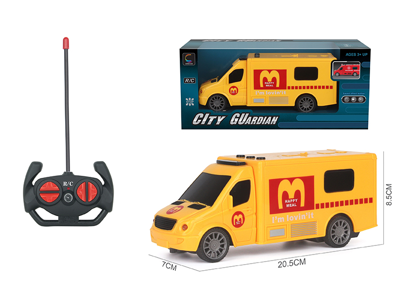 1:18 R/C 4CH Music Car With Light (Wheels On Meals)