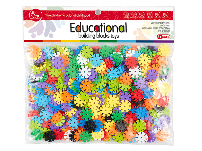 DIY Small Snowflake Building Blocks (About 340PCS)