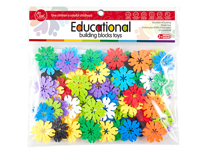 DIY Snowflake Building Blocks (About 80PCS)