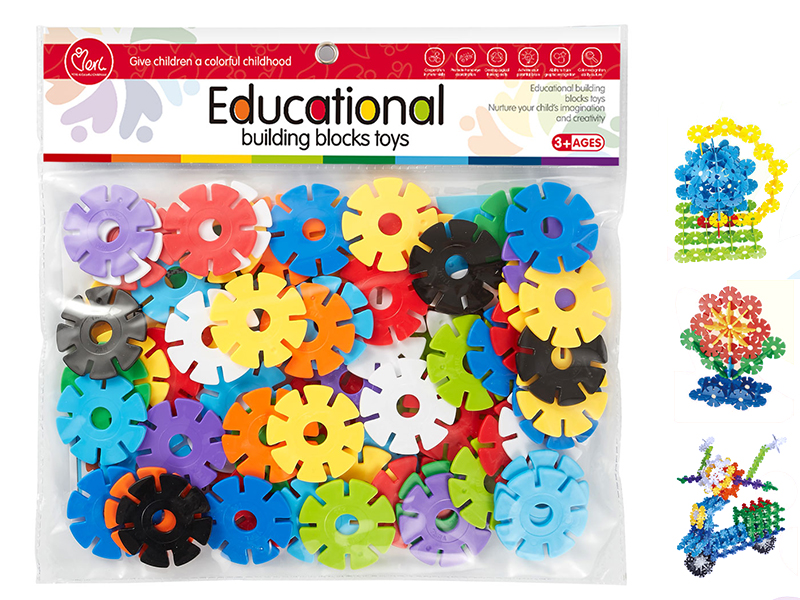 DIY Large Snowflake Building Blocks (About 78PCS)