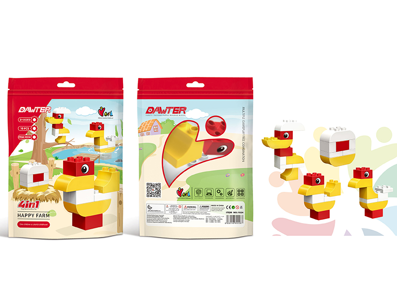 Happy Farm Large Particles Building Blocks(10PCS)