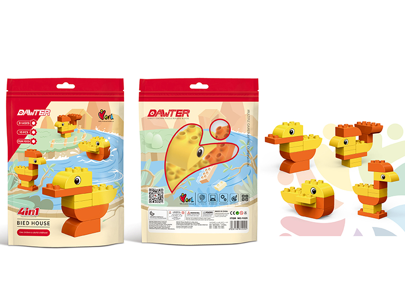 Bird House Large Particles Building Blocks(10PCS)