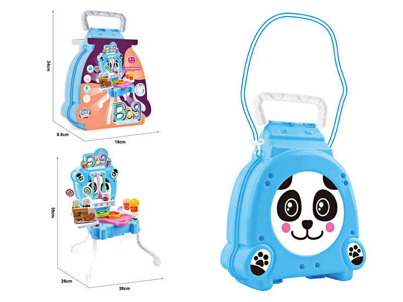 Tableware Handbag Toy Set