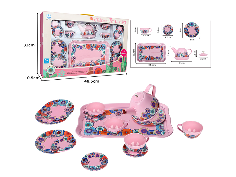 Pink Tea Set 15pcs