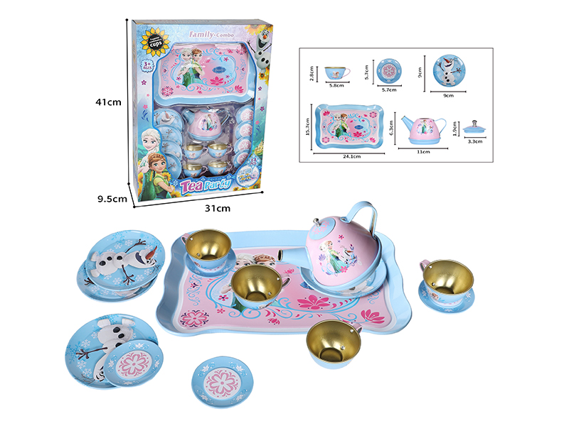 Frozen Printed Tea Set 15PCS