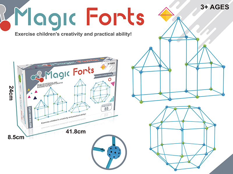 85pcs/DIY Castle Build /DIY Tent