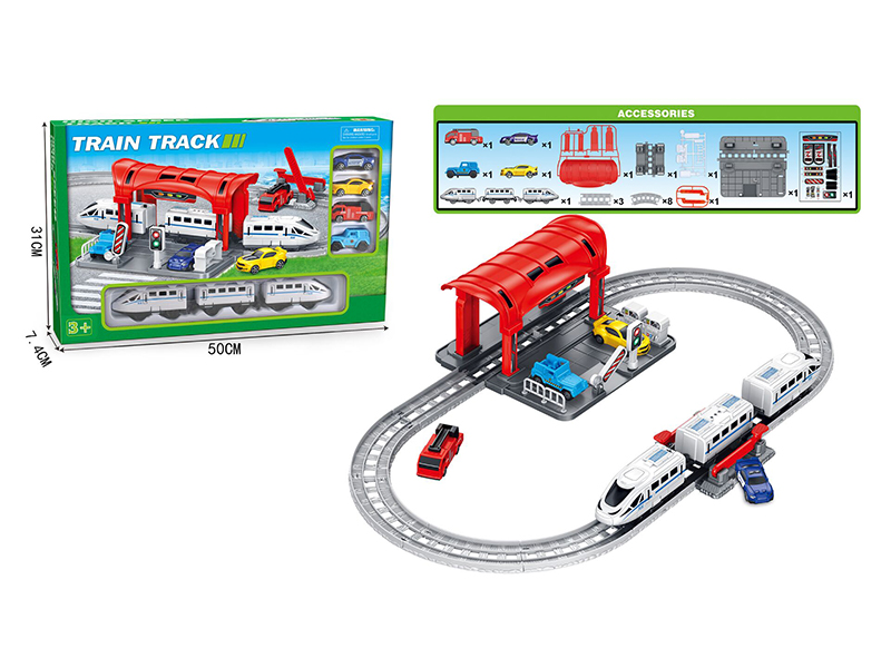 B/O High Speed Rail Track Toy Set
