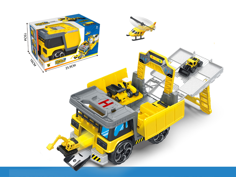 Storage Engineering Vehicle Toy Set