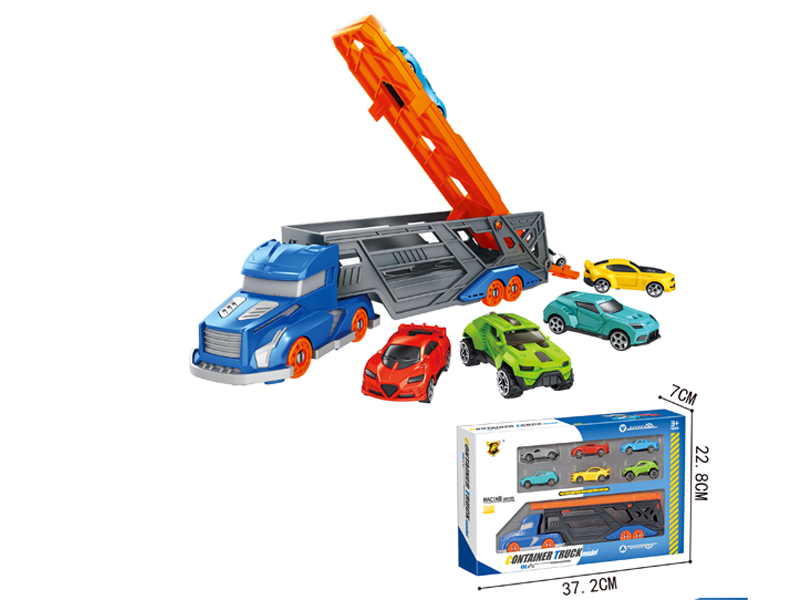 Small Racing Car Storage Car Toy Set