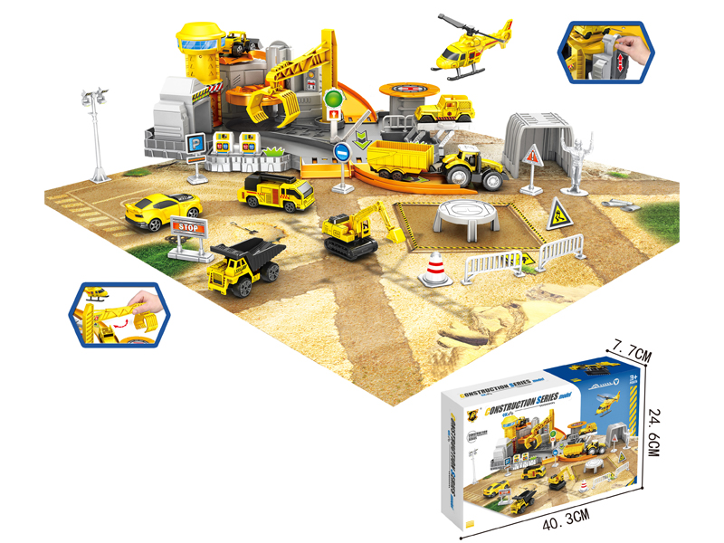 Engineering Parking Lot Toy Set