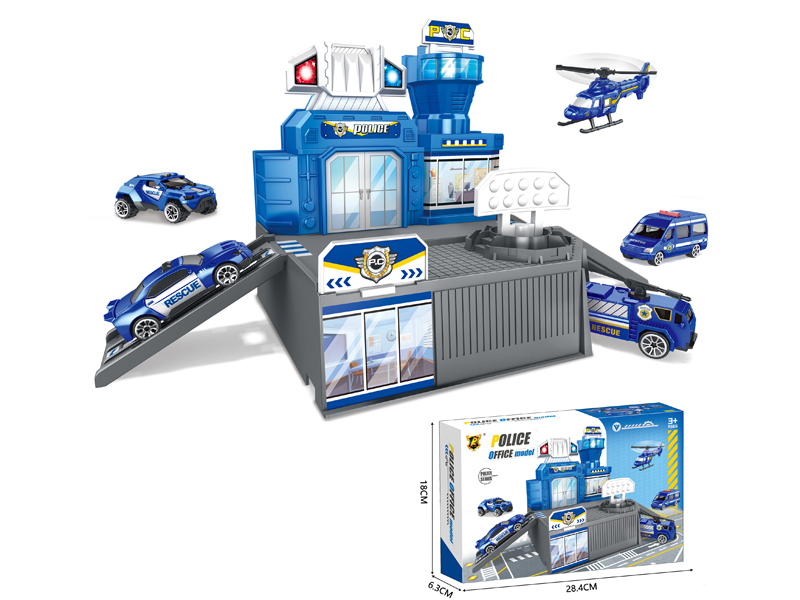 Police Base Toy Set