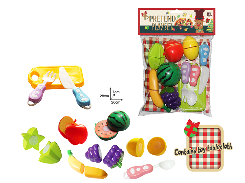 Cutting Fruits Set(Contains Toy Tablecloth)