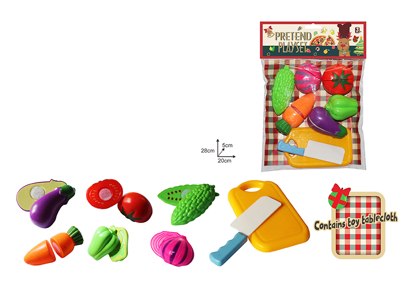 Cutting Vegetable Set(Contains Toy Tablecloth)