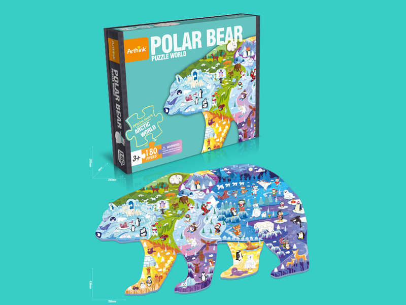 180Pcs Polar Bear Jigsaw Puzzle
