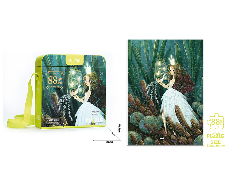 88Pcs White Bird Puzzle Puzzle