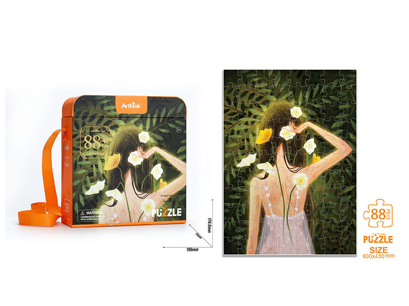 88Pcs Flower Language Puzzle Puzzle