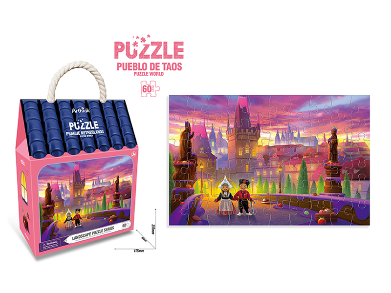 60Pcs Prague, Czech Republic Puzzle