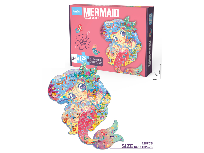 128Pcs Mermaid Puzzle