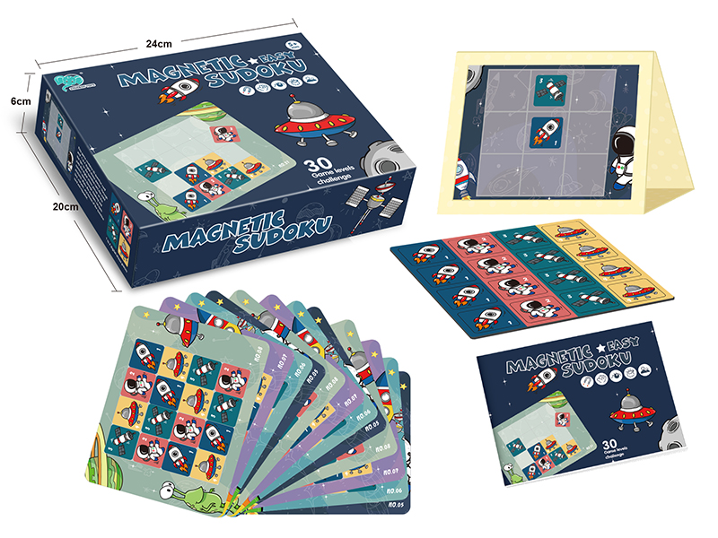 Space Elementary Sudoku Magnetism Game Box