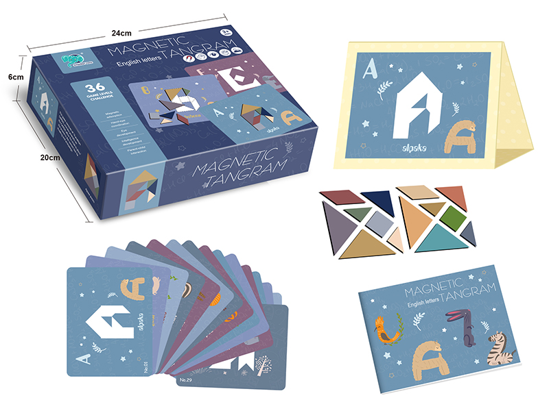 Alphabet Number Magnetic Tangram