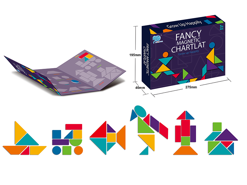 Geometric Matching Magnetic Puzzle Book
