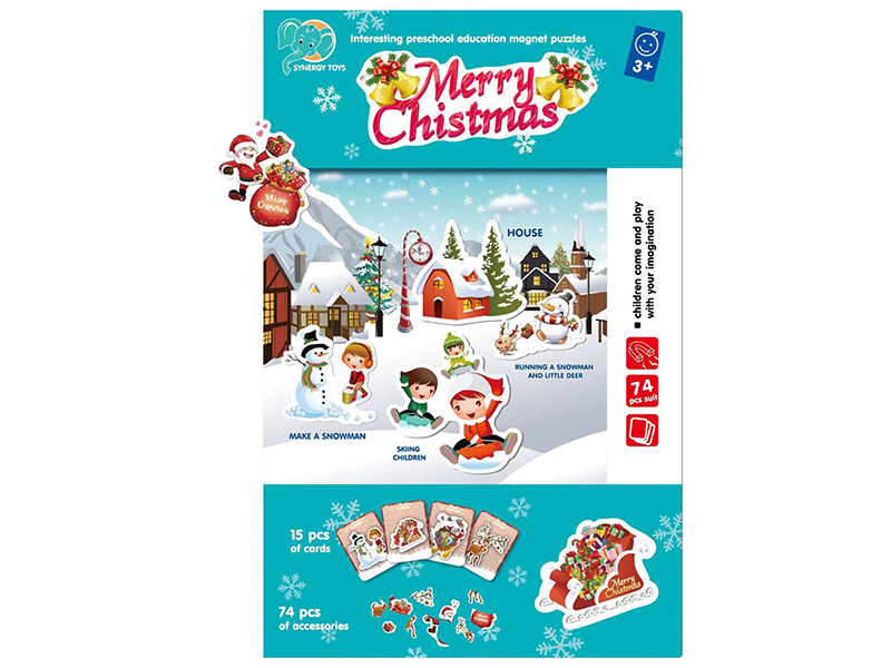 Christmas Puzzle Magnetic Book