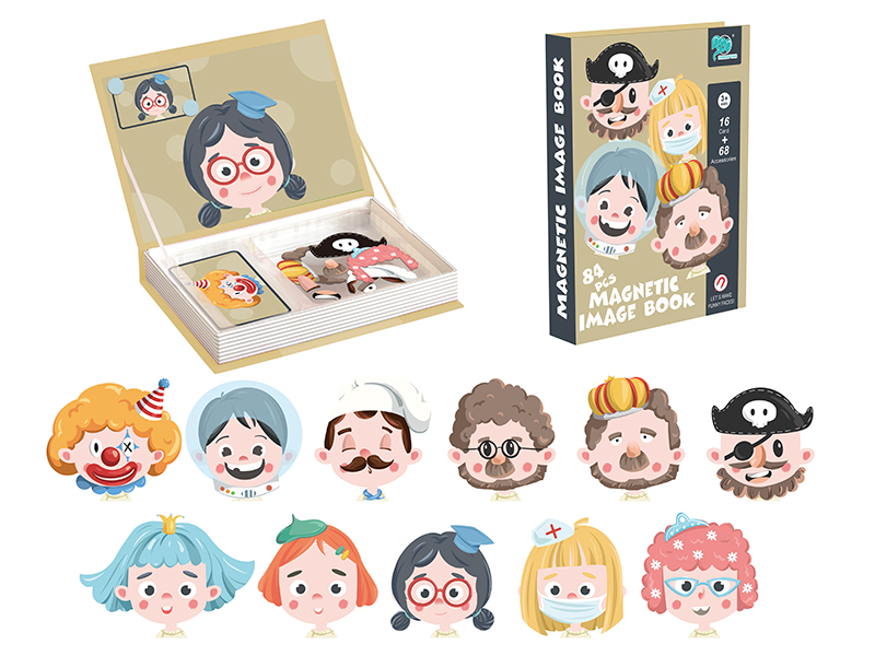 Character Puzzle Magnetic Book
