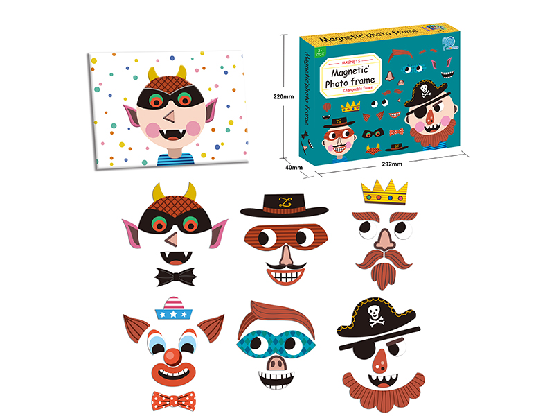 Magnetic Photo Frame - Face Changing Puzzle