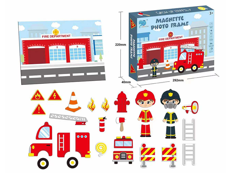 Magnetic Photo Frame - Fire Control Puzzle