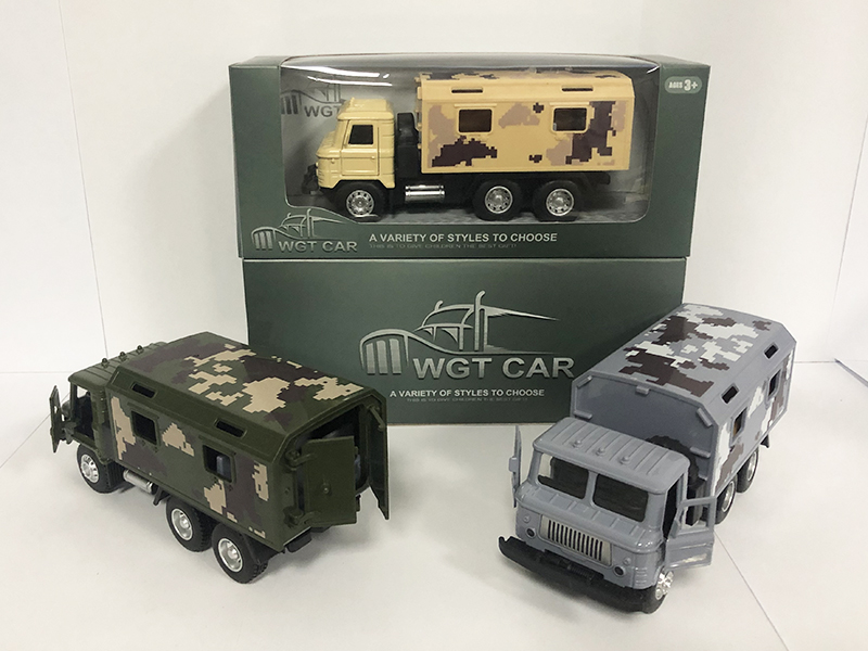 Open Doors Pull Back Military Medical Truck