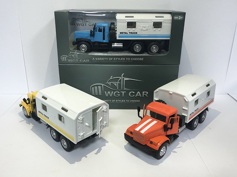 Open Doors Pull Back Medical Truck With Light And Music