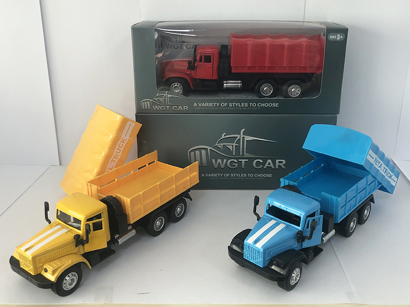 Open Doors Pull Back Transport Truck