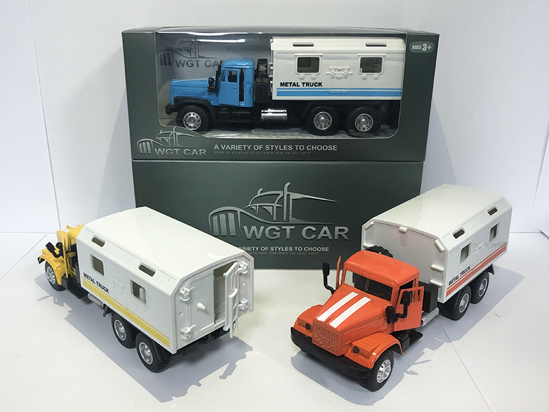 Open Doors Pull Back Medical Truck